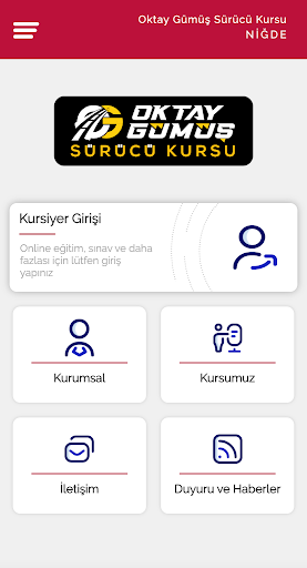 Android application Oktay Gümüş Sürücü Kursu screenshort