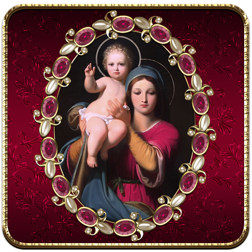 Virgin Mary Crimson theme logo