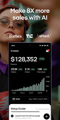 Screenshot of Zeely: AI Sales Growth App
