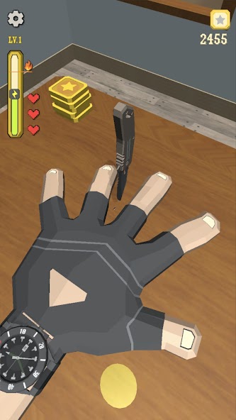 Knife Finger Game 1.10.0 APK + Mod (Unlimited money) for Android