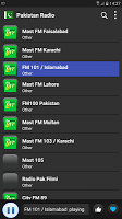 screenshot of Radio Pakistan - AM FM Online