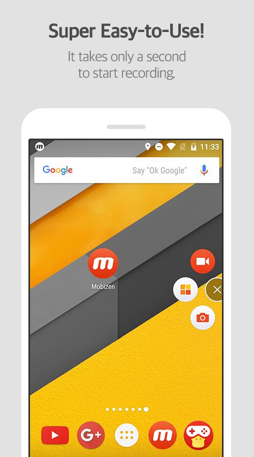 Android application Mobizen Screen Recorder screenshort