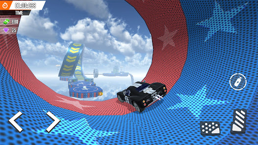 Super Hero Mega ramp Car Stunt  screenshots 2
