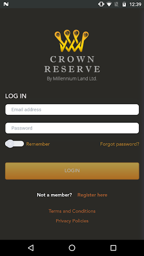 Crown Reserve Screen 2