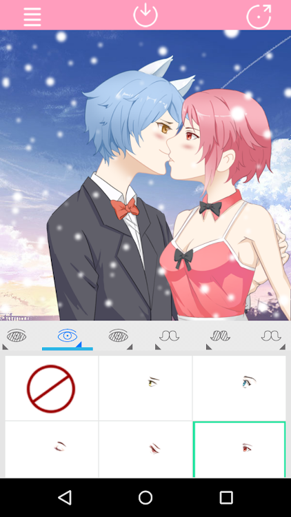 Anime kissing avatar maker: Với Anime kissing avatar maker, bạn sẽ được tạo ra những cặp đôi anime đang hôn nhau đầy lãng mạn. Thỏa sức tưởng tượng và thiết kế theo ý tưởng riêng của bạn, và chia sẻ ngay những bức ảnh độc đáo này với bạn bè của mình.