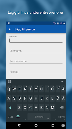 Personalliggaren av Teamhub Screen 3