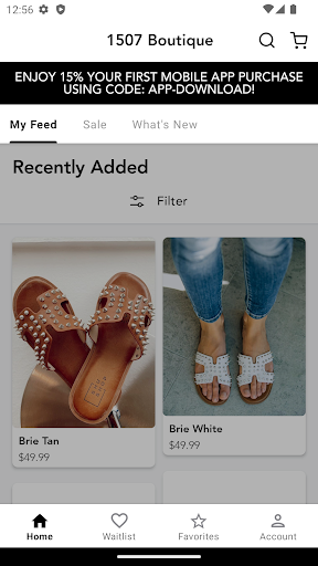 Screenshot of 1507 Boutique
