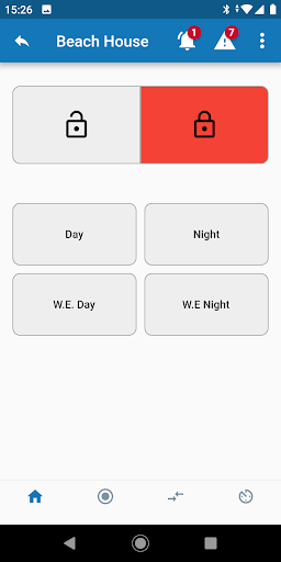 Android application Bentel Security Absoluta screenshort