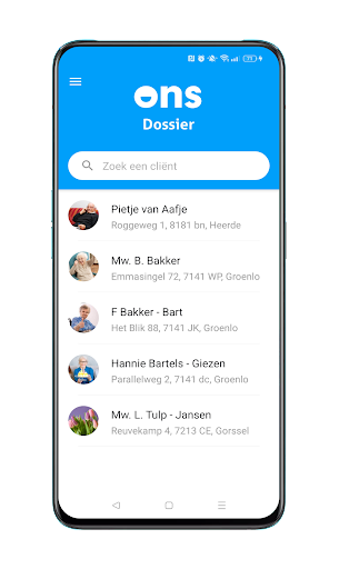 Android application Ons Dossier screenshort