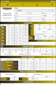Pathfinder RPG Character Sheet - Apps on Google Play