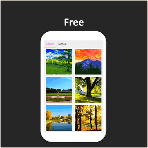 Color by Number - russia Screen 2