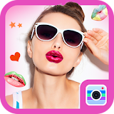 Lips Makeover Camera-Cool&funny Photo Editor icon
