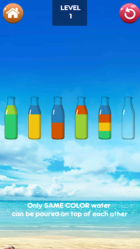 Water Sort Em Puz Bottle Game