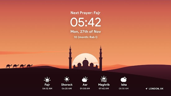 Athan Pro - Gebetszeiten Azan Screenshot