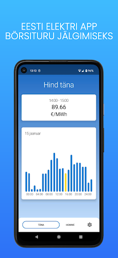 Android application Elektrihind screenshort