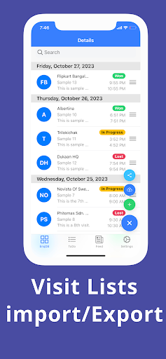 nVisit- Manage leads and more Screen 3