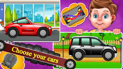 Android application Kids Car Garage screenshort