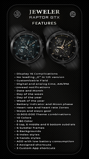 Jeweler Raptor GTX Screen 2
