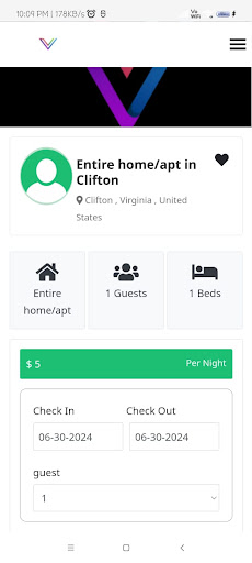 Venturebnb Screen 3