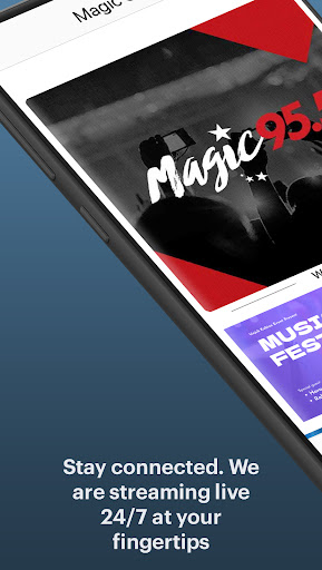 Android application Magic 95.5 screenshort