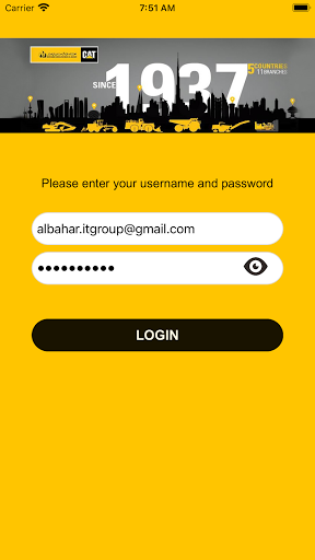 Android application Field Service Al-Bahar screenshort