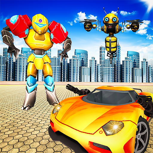 Honey Bee Robot Car Transform logo