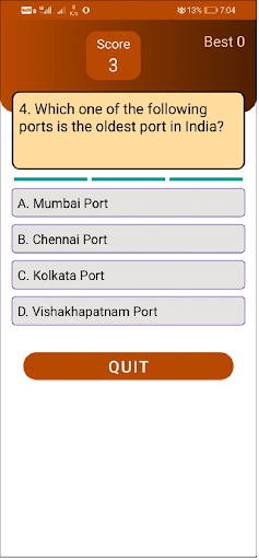 GK Quiz Screen 3