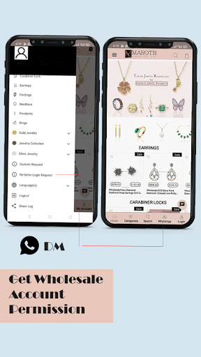Android application Wholesale Jewelry Manufacturer screenshort