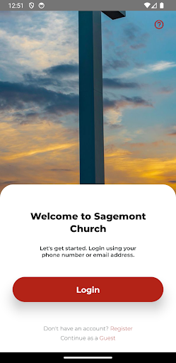 Android application Sagemont Church screenshort