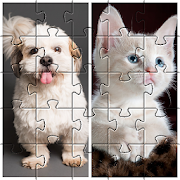 Puppy and Kitten Jigsaw Puzzles ?????