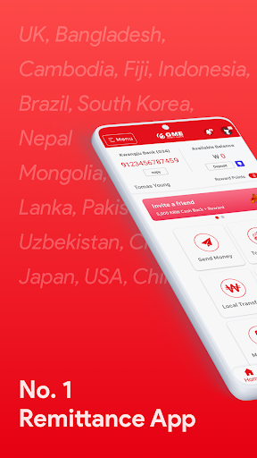 Android application GME Remit screenshort