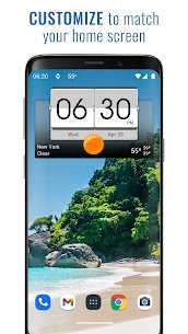 I-3D Flip Clock & Isimo Sezulu I-APK yeMOD (I-Pro Evuliwe) 2