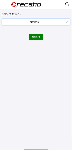 Android application Recaho Kitchen App screenshort