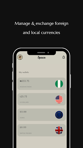 Space Wallet Screen 3