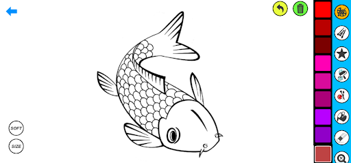 Ikan Empang Coloring Screen 3