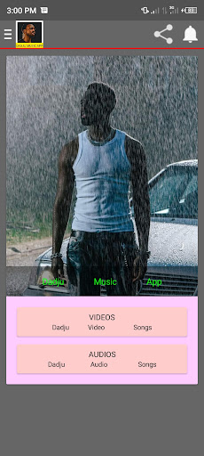 Android application Dadju Songs screenshort