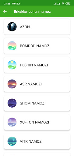 Namoz oqishni organish Screen 3
