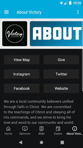 Victory Family Church App