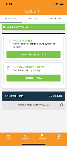 Eaton Community Bank Screen 3