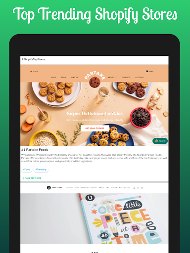 Shopify Top Stores Screen 3