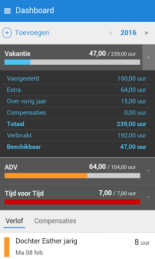 MijnVerlofdagen Screenshot 2 - AppWisp.com