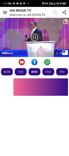 Android application HIS REIGN TV screenshort