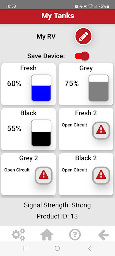 SeeLeveL RV 2.0 Screen 3