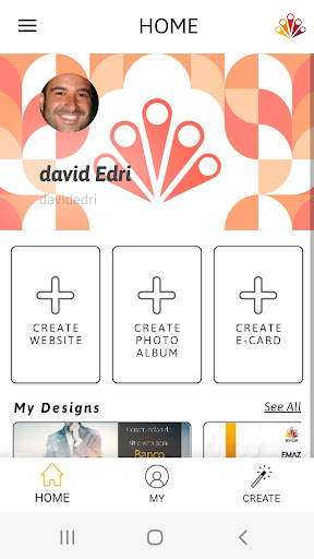 Android application Emaze screenshort