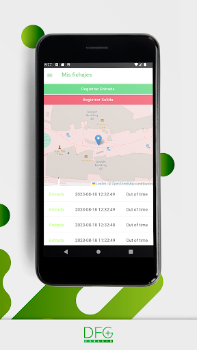 Android application DFGIP screenshort
