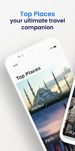 Android application Travel Places.Iconic Landmarks screenshort