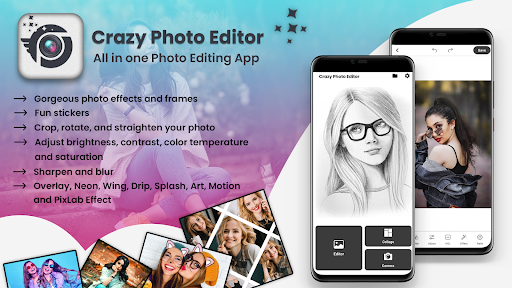 Android application Crazy photo editor - Photo Eff screenshort