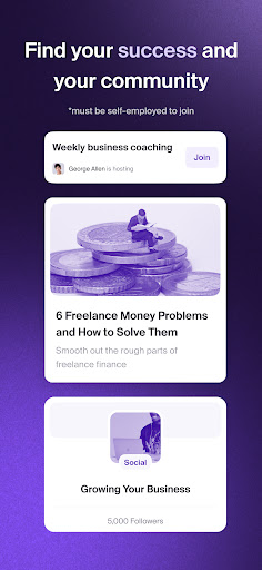 Android application Noumena for freelancers screenshort