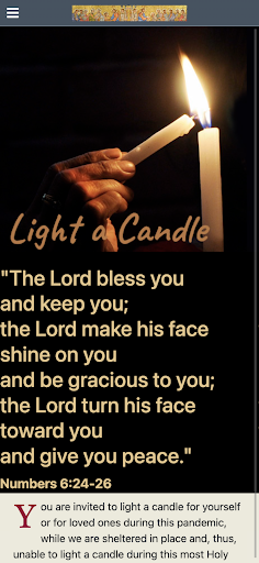 Android application GO Holy Cross screenshort