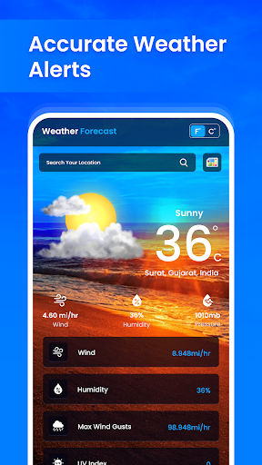 Live Weather Forecast Radar Screen 2